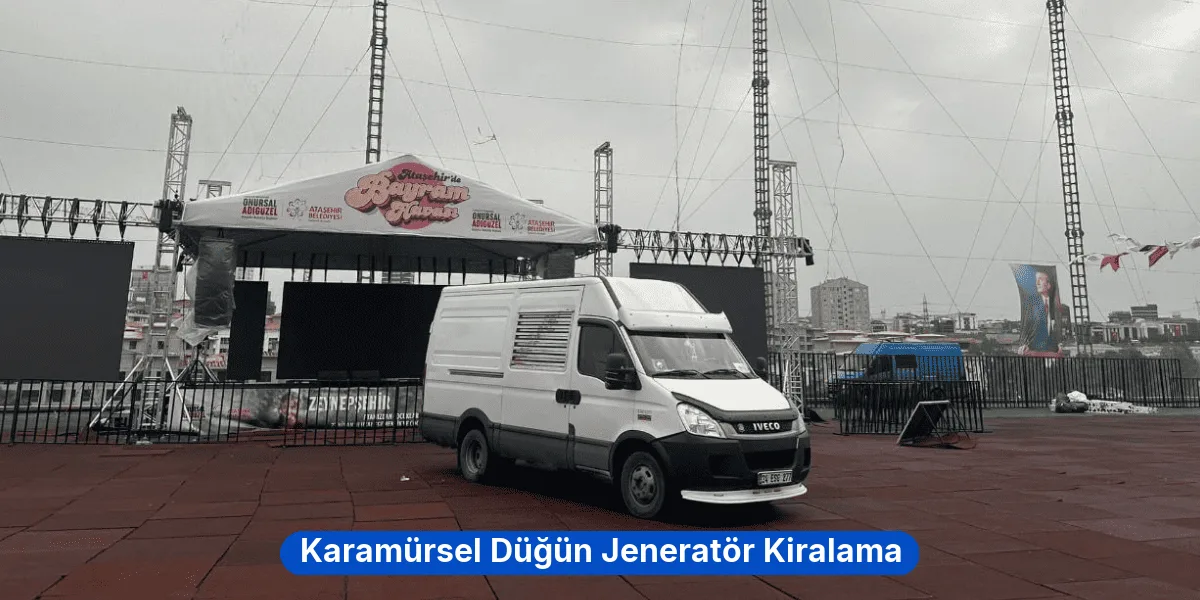 Karamürsel Düğün Jeneratör Kiralama